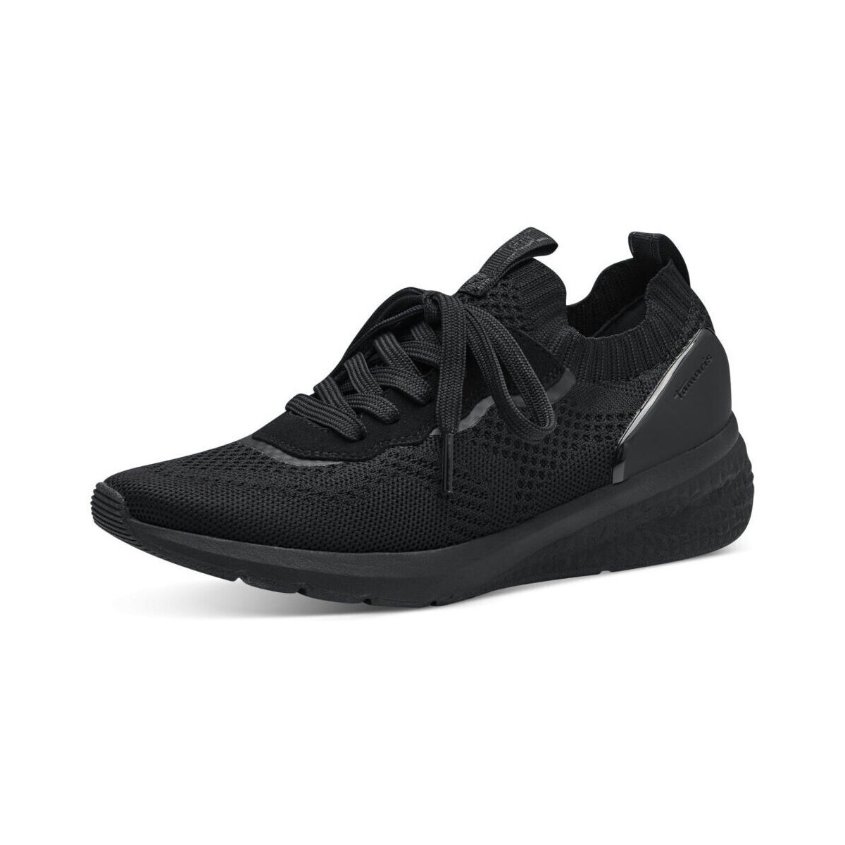 Chaussures Femme Baskets mode Tamaris Basket détente Noir Noir