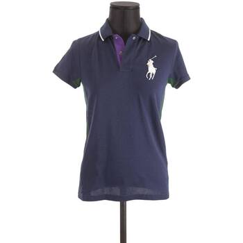 Vêtements Femme Débardeurs / T-shirts sans manche Ralph Lauren Polo en coton Bleu