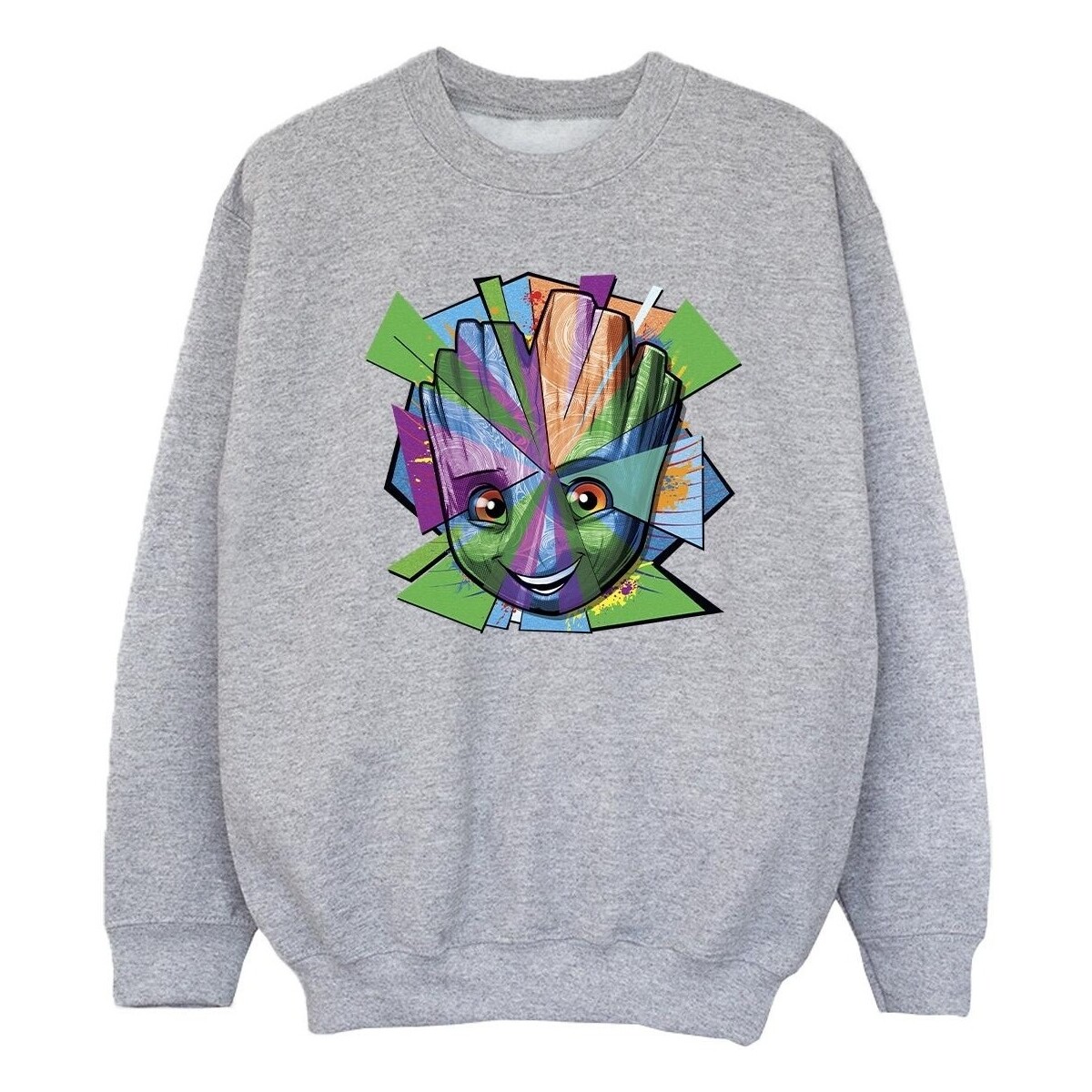 Vêtements Fille Sweats Marvel Guardians Of The Galaxy Groot Shattered Gris