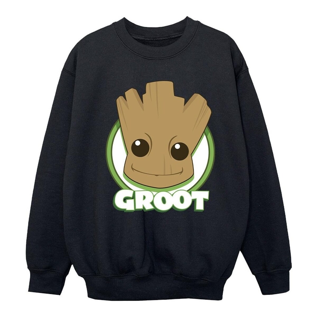 Vêtements Fille Sweats Guardians Of The Galaxy Groot Badge Noir
