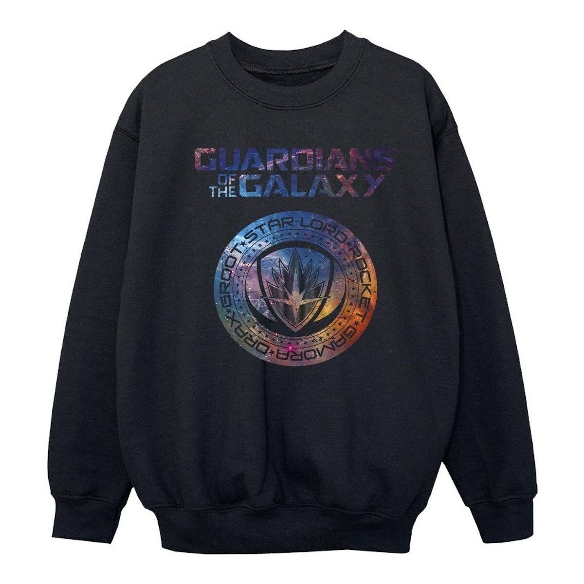 Vêtements Fille Sweats Marvel Guardians Of The Galaxy Stars Fill Logo Noir