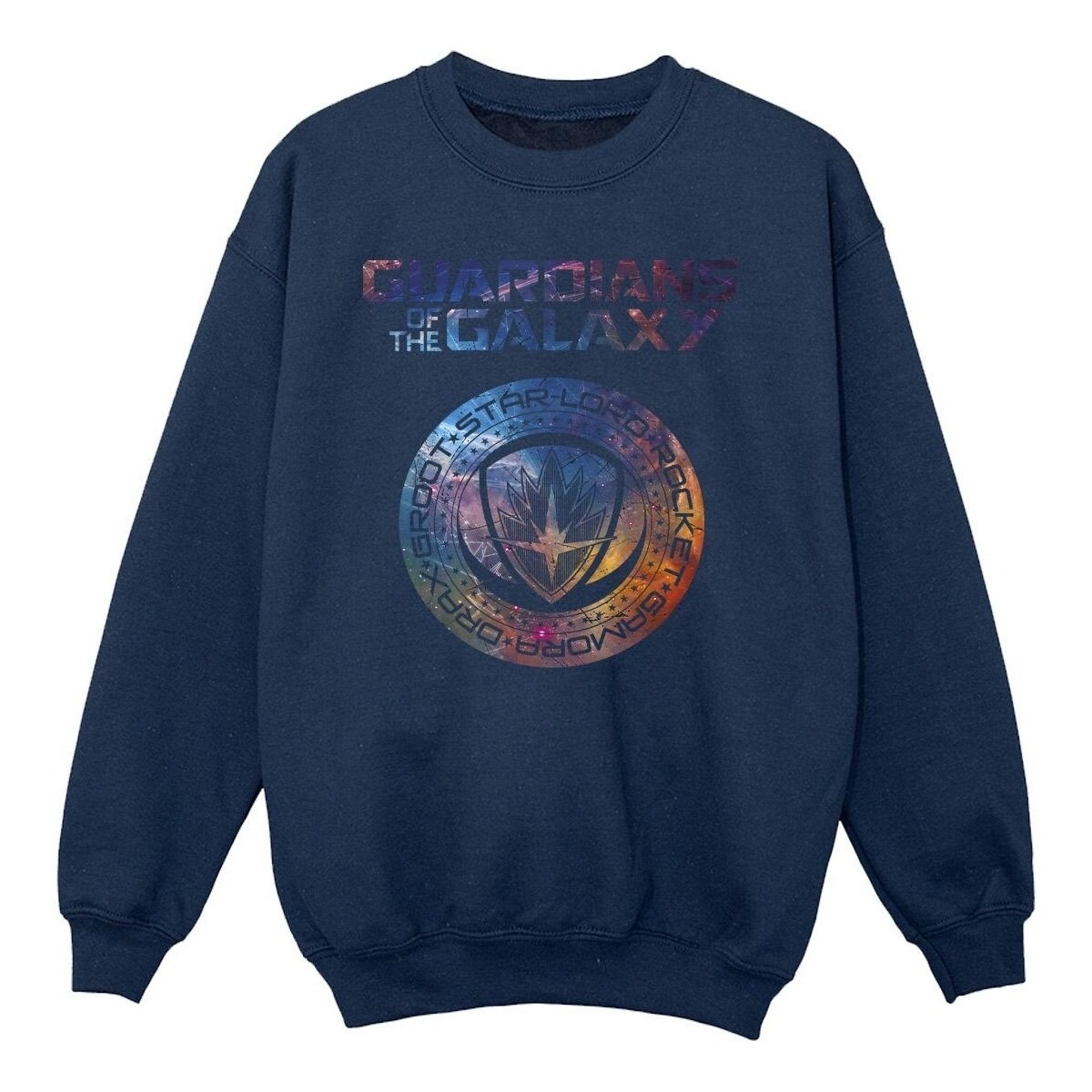 Vêtements Fille Sweats Marvel Guardians Of The Galaxy Stars Fill Logo Bleu