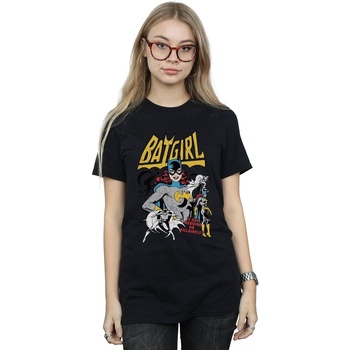 Vêtements Femme T-shirts manches longues Dc Comics Batgirl Heroine or Villainess Noir