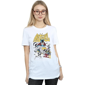 Vêtements Femme T-shirts manches longues Dc Comics Batgirl Heroine or Villainess Blanc