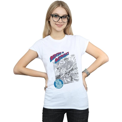 Vêtements Femme T-shirts manches longues Dead Kennedys Bedtime For Democracy Blanc