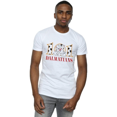 Vêtements Homme T-shirts manches longues Disney 101 Dalmatians Puppy Hug Blanc