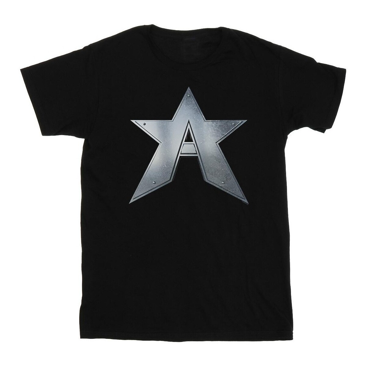 Vêtements Fille T-shirts manches longues Marvel The Falcon And The Winter Soldier A Star Noir