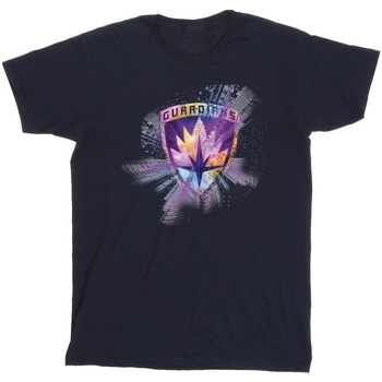 Vêtements Fille T-shirts manches longues Marvel Guardians Of The Galaxy Abstract Star Lord Bleu