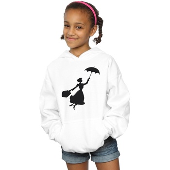 Vêtements Fille Sweats Disney Mary Poppins Flying Silhouette Blanc