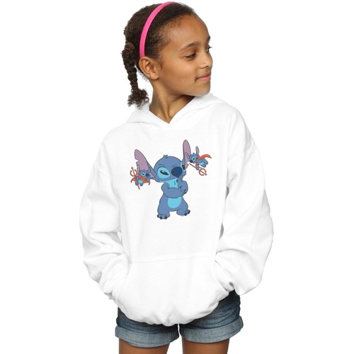 Vêtements Fille Sweats Disney Lilo And Stitch Little Devils Blanc