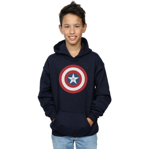 Vêtements Garçon Sweats Marvel Captain America Civil War Shield Bleu