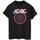 Vêtements Femme T-shirts manches longues Acdc Flash Circle Noir