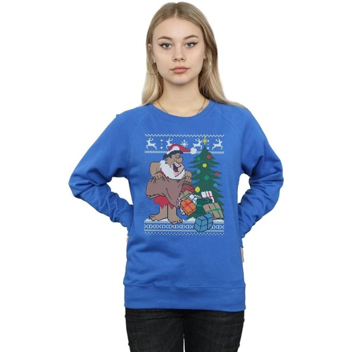 Vêtements Femme Sweats The Flintstones Christmas Fair Isle Bleu