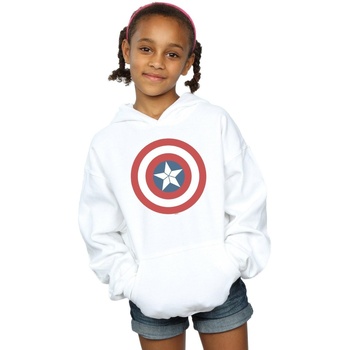 Vêtements Fille Sweats Marvel Captain America Civil War Shield Blanc