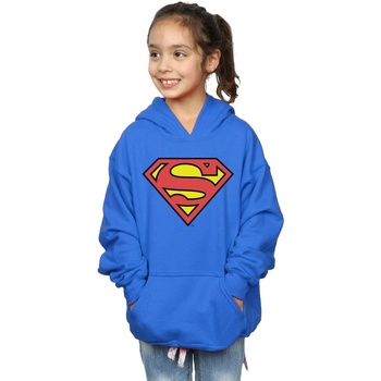 Vêtements Fille Sweats Dc Comics Superman Logo Bleu