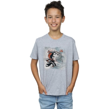 Vêtements Garçon T-shirts manches courtes Marvel Ant-Man Art Sketch Gris