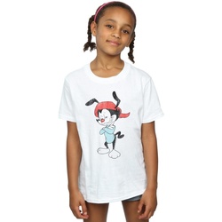 Vêtements Fille T-shirts manches longues Animaniacs Wakko Classic Pose Blanc
