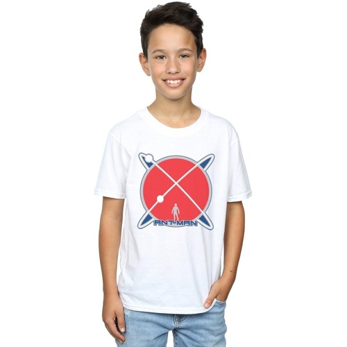 Vêtements Garçon T-shirts manches courtes Marvel Ant-Man Planet Logo Blanc