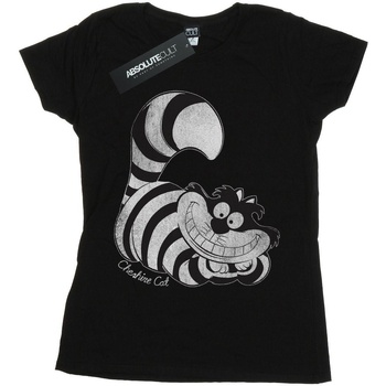 Vêtements Femme T-shirts manches longues Disney Alice in Wonderland Mono Cheshire Cat Noir