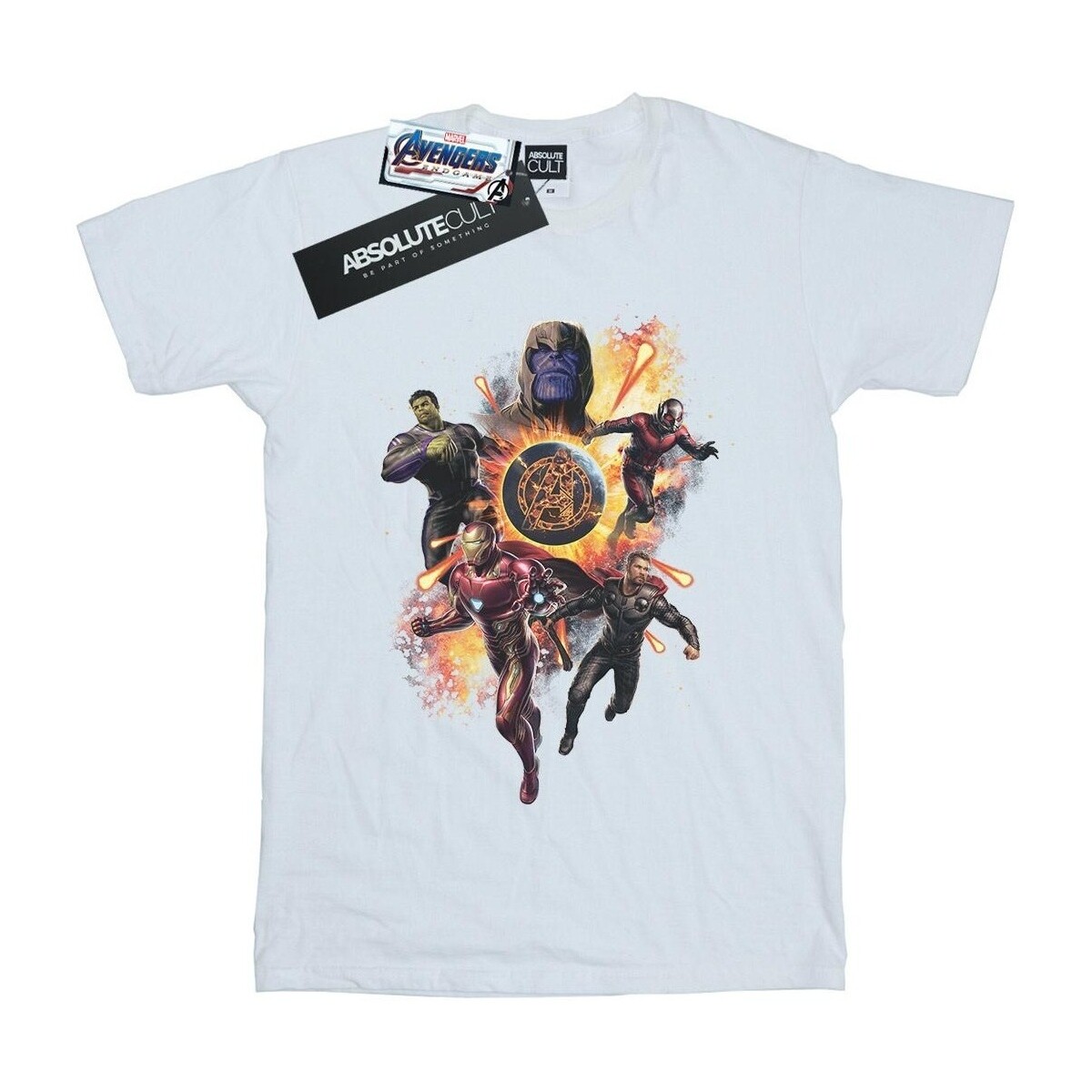 Vêtements Femme T-shirts manches longues Marvel Avengers Endgame Explosion Team Blanc