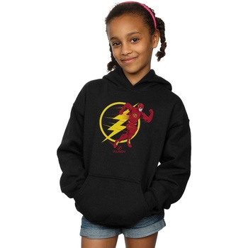 Vêtements Fille Sweats Dc Comics The Flash Running Emblem Noir