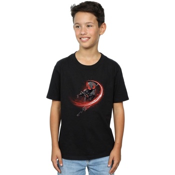 Vêtements Garçon T-shirts manches courtes Dc Comics Aquaman Black Manta Flash Noir