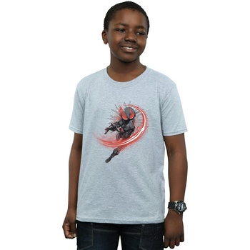 Vêtements Garçon T-shirts manches courtes Dc Comics Aquaman Black Manta Flash Gris