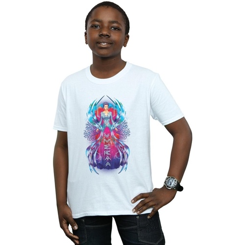 Vêtements Garçon T-shirts manches courtes Dc Comics Aquaman Mera Dress Blanc