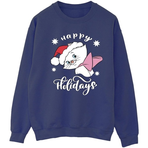 Vêtements Femme Sweats Disney The Aristocats Happy Holidays Bleu