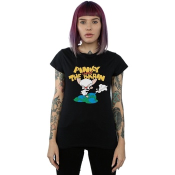 Vêtements Femme T-shirts manches longues Animaniacs st Shark Grey Black Kids Sweatshirt Noir