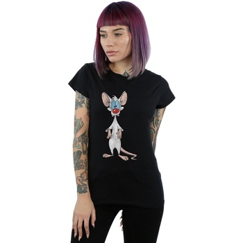 Vêtements Femme T-shirts manches longues Animaniacs Pinky Classic Pose Noir