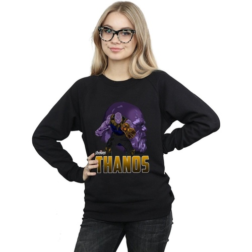 Vêtements Femme Sweats Marvel Avengers Infinity War Thanos Character Noir