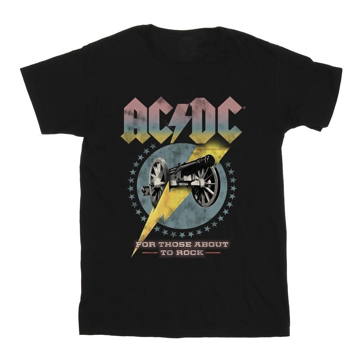 Vêtements Homme T-shirts manches longues Acdc For Those About To Rock Noir