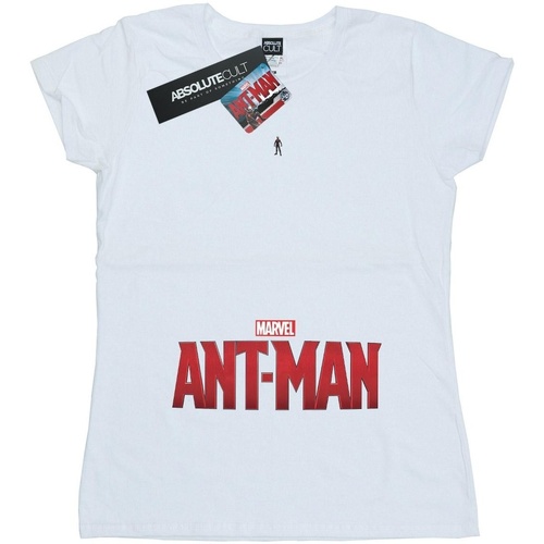 Vêtements Femme T-shirts manches longues Marvel Ant-Man Ant Sized Logo Blanc