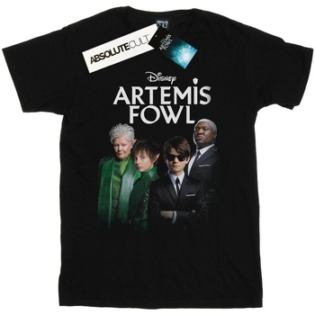 Vêtements Fille T-shirts manches longues Disney Artemis Fowl Group Photo Noir