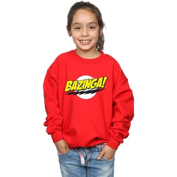 Vêtements Fille Sweats The Big Bang Theory Sheldon Bazinga Rouge