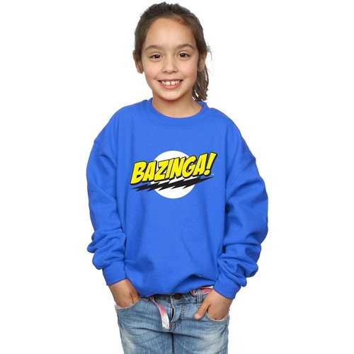 Vêtements Fille Sweats The Big Bang Theory Sheldon Bazinga Bleu