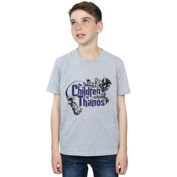 Vêtements Garçon T-shirts manches courtes Marvel Avengers Infinity War Children Of Thanos Gris