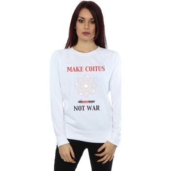 Vêtements Femme Sweats The Big Bang Theory Make Coitus Not War Blanc