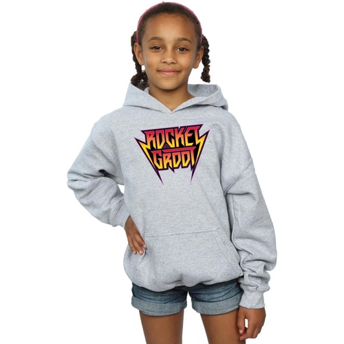 Vêtements Fille Sweats Marvel Guardians Of The Galaxy Vol. 2 Rocket And Groot Metal Logo Gris