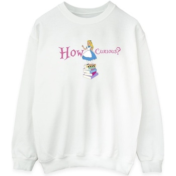Vêtements Homme Sweats Disney Alice In Wonderland How Curious Blanc
