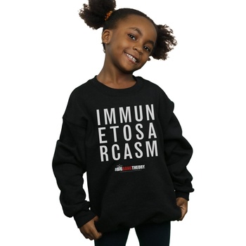 Vêtements Fille Sweats Votre adresse doit contenir un minimum de 5 caractèresory Immune To Sarcasm Noir