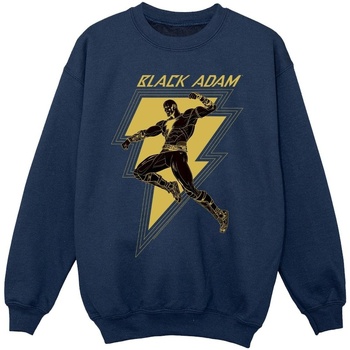 Vêtements Fille Sweats Dc Comics Black Adam Golden Bolt Chest Bleu
