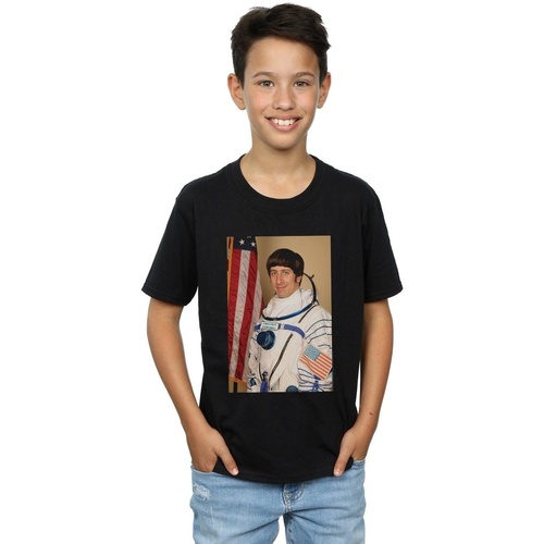 Vêtements Garçon T-shirts manches courtes The Big Bang Theory Howard Wolowitz Rocket Man Noir