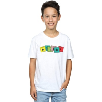 Vêtements Garçon T-shirts manches courtes The Big Bang Theory Bazinga Elements Blanc