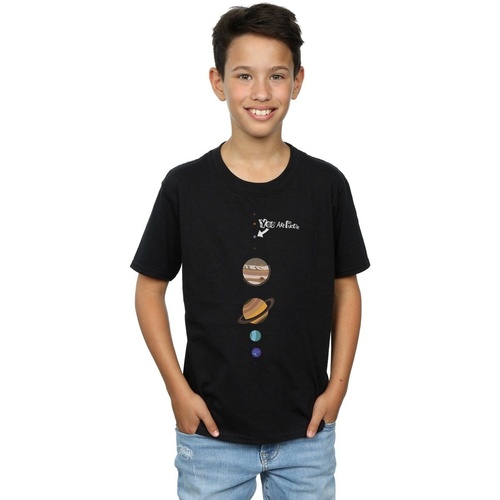 Vêtements Garçon T-shirts manches courtes The Big Bang Theory You Are Here Noir