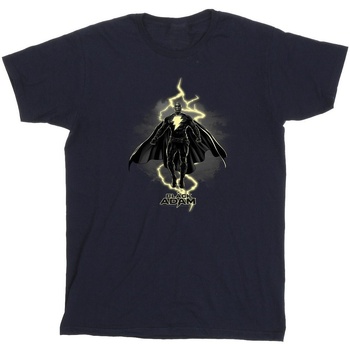 Vêtements Garçon T-shirts manches courtes Dc Comics Black Adam Hovering Bolt Bleu