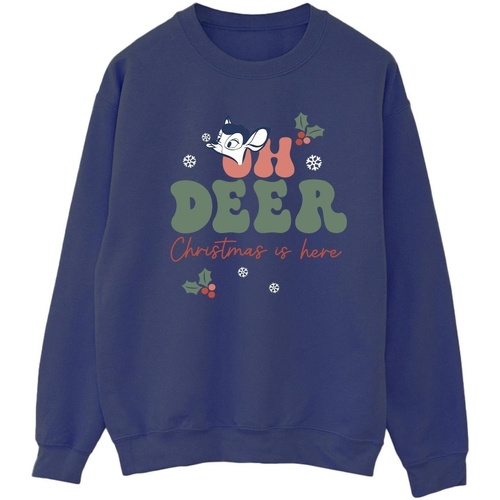 Vêtements Femme Sweats Disney Bambi Oh Deer Bleu