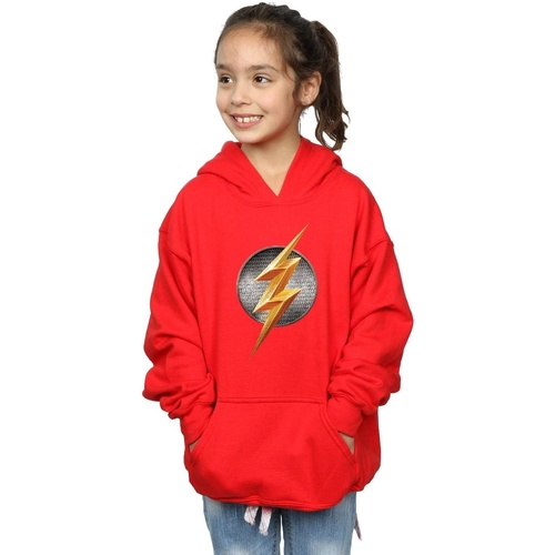 Vêtements Fille Sweats Dc Comics Justice League Movie Flash Emblem Rouge