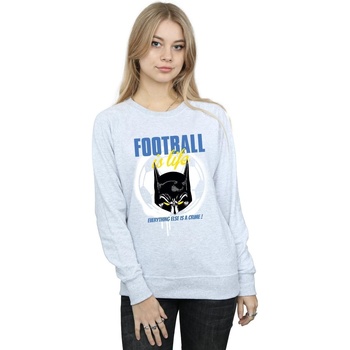 Vêtements Femme Sweats Dc Comics Batman Football is Life Gris
